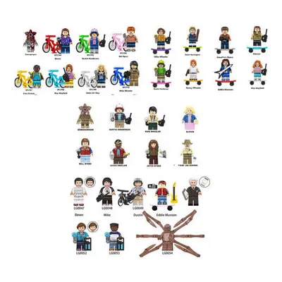 32pcs Stranger Things Assembled Minifigures Children's Stall Toys Building Blocks Toys