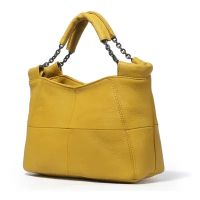 (yellow) Genuine Leather Handbags For Women Crossbody Shoulder Bags Ladies Messenger Bag Fashion