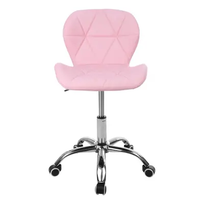 (Pink) Home Office Chair Computer Desk Swivel Adjustable