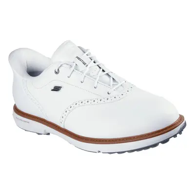 (UK 8.5, White) Skechers Mens Slip-ins GO GOLF Prestige SL Leather Waterproof Golf Shoes