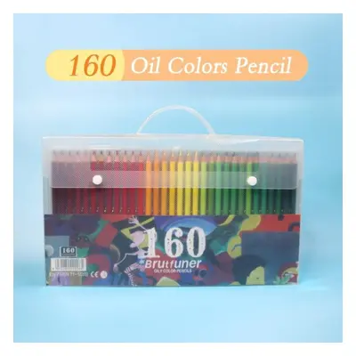 (160 oily colors) Brutfuner 12/48/120/160/260 Colors Oily Colored Pencils Watercolor Pencil Sket