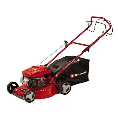 Einhell Self-Propelled Petrol Lawn Mower - 46cm Cutting Width, 4-Stroke Engine, L Grass Box, Cut