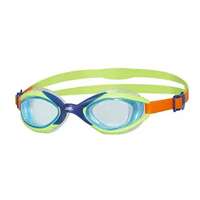 Kids Sonic Air Junior with UV Protection And Anti-fog Swimming Goggles -, years, blue/green/oran