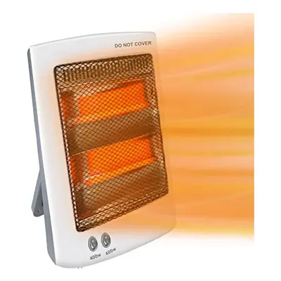 Infrared Heater, 800W Halogen Heater with Heat Settings, Electric Heater Low Energy, Foldable Qu