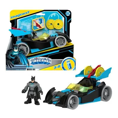 Imaginext DC Friends Batman Bat-Tech Racing Batmobile Push Along Vehicle