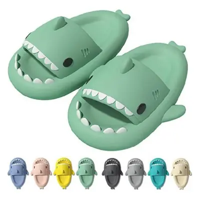 (light green, 44-45) Breathable Shark Slippers Eva Slippers Men&apos;s Women&apos;s Summer Indoo