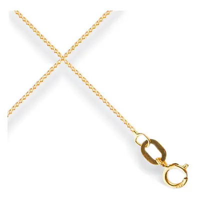 (18") 9ct Yellow Gold Classic Curb Chain - Std Light.