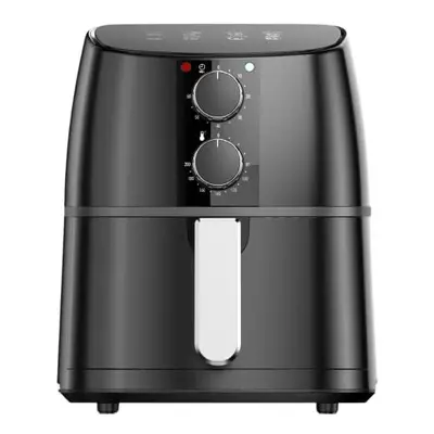 4L Air Fryer, Large 4L Oil Free Air Fryer for Home Use, Timer & Temperature Control, Non-stick B