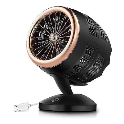 350w Space Usb Powered Heater Fan Portable Fan Fast Heating Thermostat Home