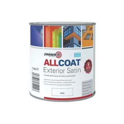 Zinsser ZN7200002D1 ALLCOAT Exterior White litre