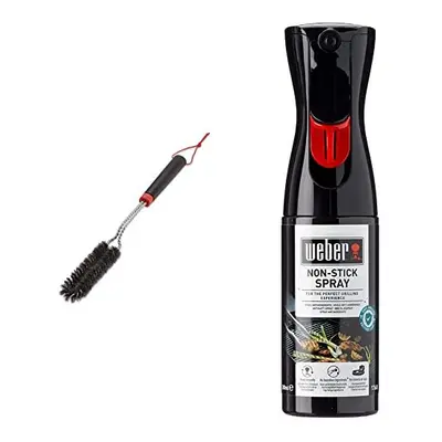 46 cm Detail Brush & Non-Stick Spray | Non-Stick Cooking Spray for BBQ Grill | Barbecue Accessor