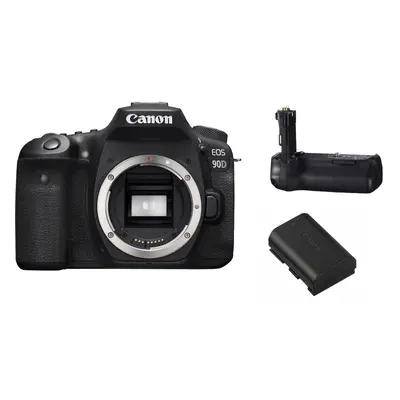 CANON EOS 90D Body + BG-E14 Battery Grip + LP-E6N