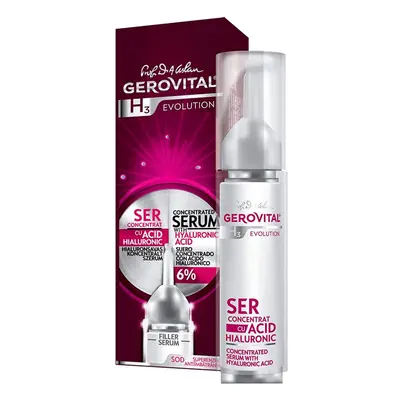 Gerovital H3 Evolution - Concentrated serum with Hyaluronic Acid 6% - All skin types (10 ml)