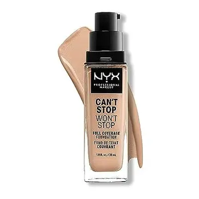 Can't Stop Won't Stop Full Coverage Foundation, Long Lasting, Waterproof, Vegan Formula, Matte F