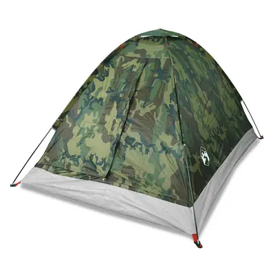 (camouflage, 4-person) vidaXL Camping Tent Dome 4-Person Camouflage Waterproof tent camping shel