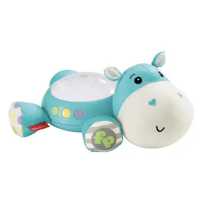 Fisher-Price Hippo Projection Soother, Blue, plush nursery sound machine with lights, music and 