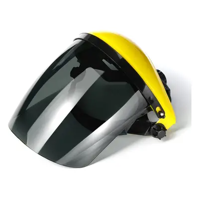 (Light Grey) Welding Mask Clear Face Shield Screen Mask Visors Eye Face Protection Scratch Resis