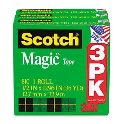 3M Magic Tape Refill 1/2 x Yards Pack