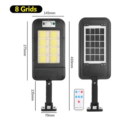 (Type B) 160COB Light Rechargeable Solar Power Street Light Solar Panel Lamp