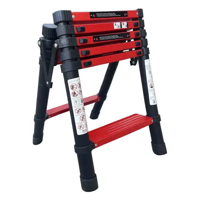 6+5 Step Ladder A-Frame Aluminum Telescopic Ladder Folding Extension