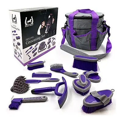 Equi-Neat Horse Grooming Kit â Pieces Equestrian Grooming Gift Set that Includes All Types of 