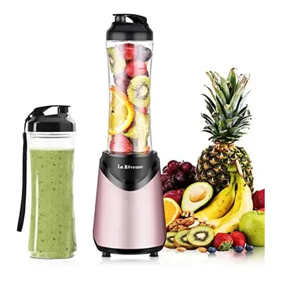 La Reveuse Smoothie Blender Personal Size with BPA Free Portable Travel Sports Bottles (550ml),3