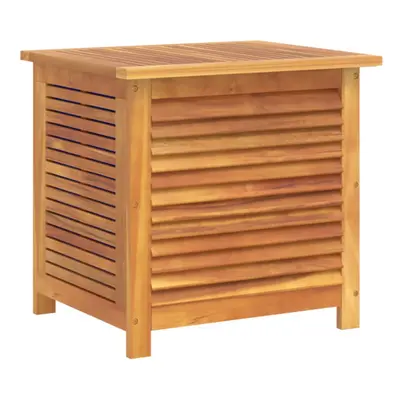 vidaXL Garden Storage Box with Louver Outdoor Storage Box Solid Wood Acacia