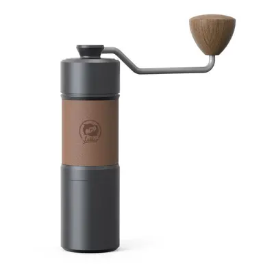 (black) I Cafilas Chestnut Manual Coffee Grinder Angle Core Stainless Steel 40mm Titanium Coated