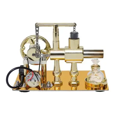 (1pcs) Air Single Cylinder Stirling Engine Generator Physics Popular Science Production Inventio