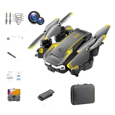 (1 battery, Yellow) New S6 HD Drone Aerial Photography Obstacle Avoidance Quadcopter Helicopter 