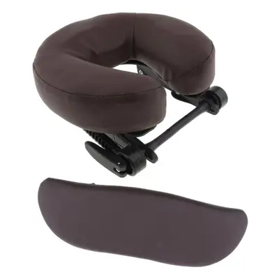 (brown, 28cm) Salon Massage Table Face Cradle Folding Spa Chair Headrest Platform Cushion