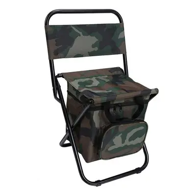 (as the picture) Insulated Picnic Bag Hiking Camouflage Seat Bag Fishing Men Portable Outdoor Ca