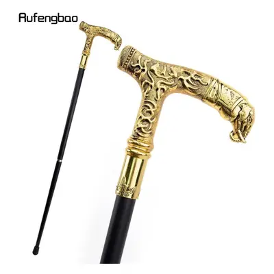 (as the picture) Golden Elephant Handle Luxury Pattern Walking Stick Party Fashion Elegant Walki