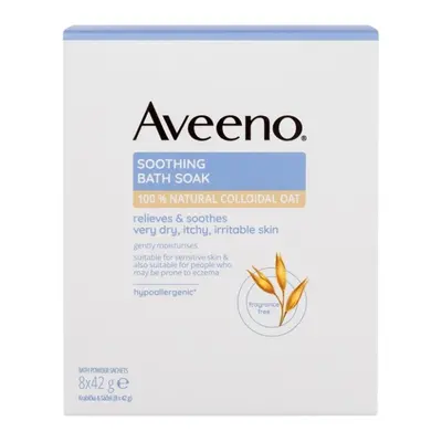 Aveeno - Soothing Bath Soak - Unisex, 8x42 g