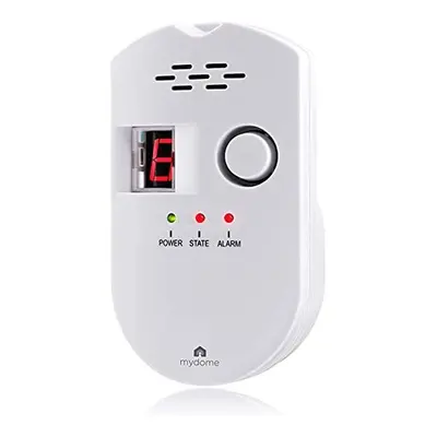 Mydome Gas Leak Detector [V2 ? Update] | Accurate Natural Gas Alarm With A Loud Alarm & Digital 