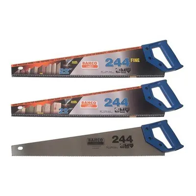 Bahco 244-22-2P-244PC x Hardpoint Handsaw 550mm 22in + x 244/22 Fine Cut