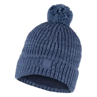 (One Size, Dusty Blue) Buff Unisex Knitted Fleece Lined Warm Winter Beanie Hat