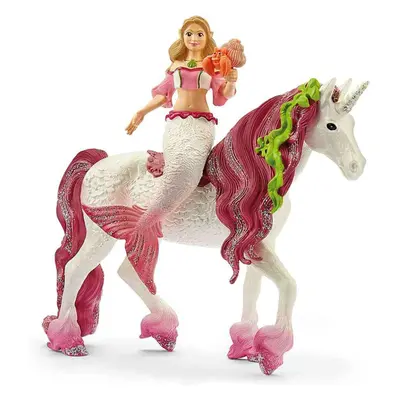 Schleich Mermaid Feya on Underwater Unicorn Collectible Figure for Children over years old