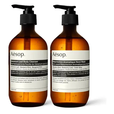 Aesop Resurrection Aromatique Hand Soap, Geranium Leaf Body Wash| Paraben, Cruelty-free & Vegan 