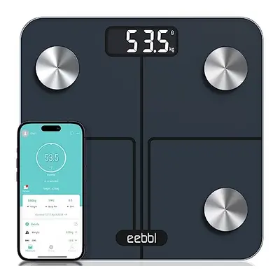 EEBBL Body Fat Scale Bluetooth, Digital Body Weight Bathroom Scales Weighing Scale Smart BMI Sca