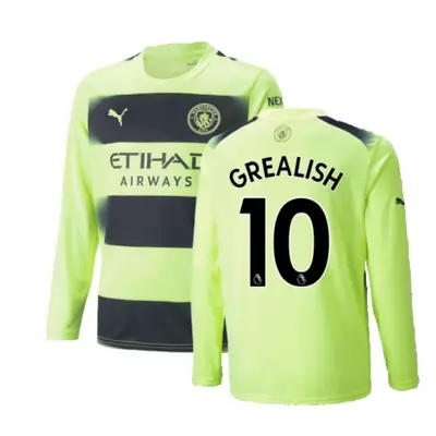 (XXL) Man City Long Sleeve Third Shirt (GREALISH 10)