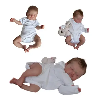 Simulation Reborn 48cm Doll Baby Bath Companion Real Life Toys Lifelike Gift Kid