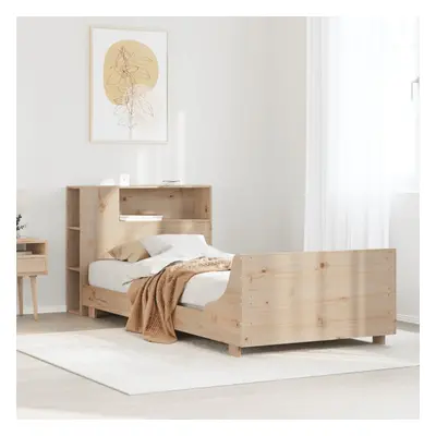 vidaXL Bed Frame without Mattress 100x200 cm Solid Wood Pine