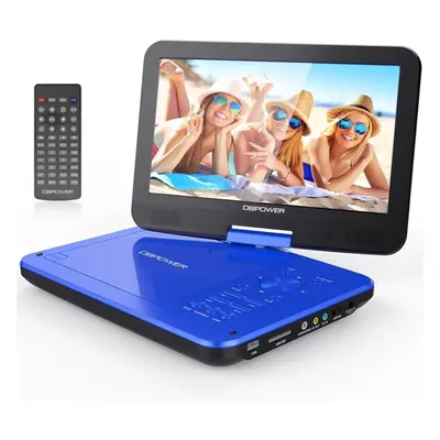 DBPOWERÂ® 10.5" Portable DVD Player, Hour Rechargeable Battery, Swivel Screen