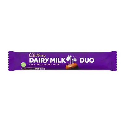 Cadbury Dairy Milk Duo Chocolate Bars 54.4g (Case of 36)