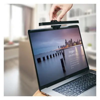 LED Laptop Screen Light Touch Dimming Easy Screen Clamping Portable Monitor Light Forward Projec