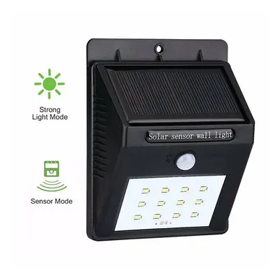 Solar Power Garden Light 12LED Motion Sensor Wall Light Auto Waterproof Outdoor Lamp