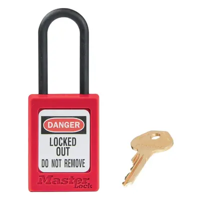 Master Lock S32RED S32 thermoplastic Dielectric Safety Padlock, Red, One-Size