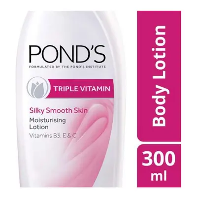 Ponds Body Lotion - Moisturizing, Triple Vitamin, ml