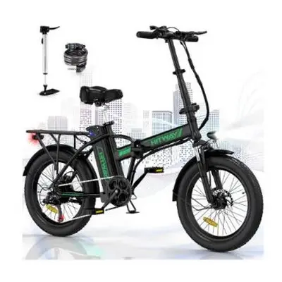 HITWAY BK11 Electric Folding Bike, Fat Tire E Bike 250W 36V/11.2Ah Battery